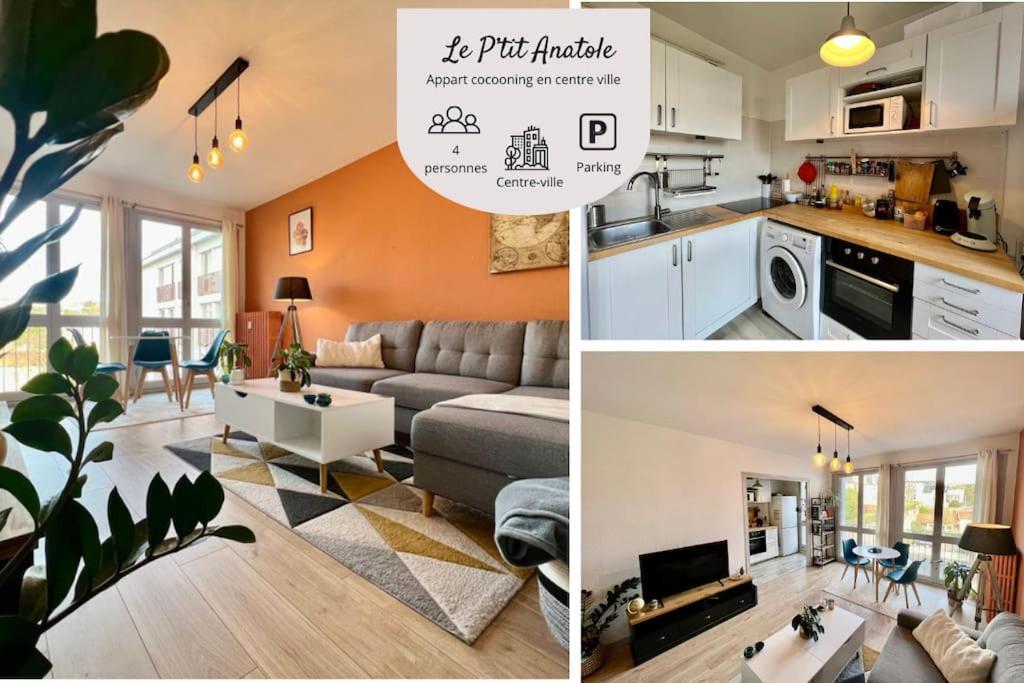 Appartamento Le P'Tit Anatole - Joli T2 Avec Parking Poitiers Esterno foto